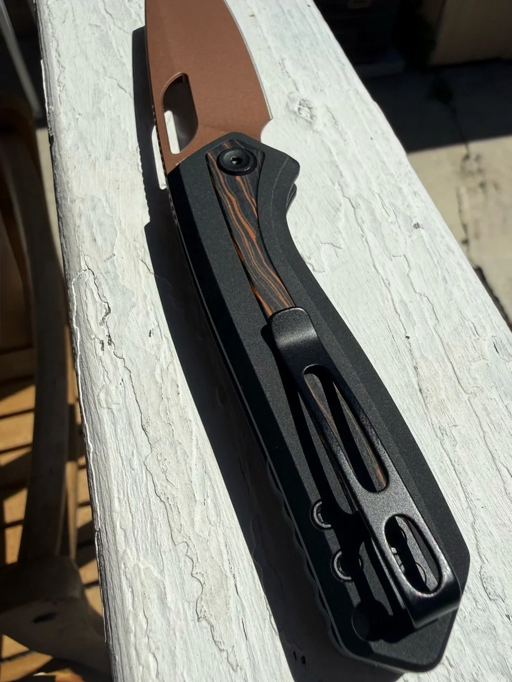 Vosteed Kroc Top Liner Lock 2.99 S35VN Blade & Aluminum & Topo G10 Handle) A1802